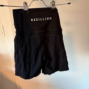 Women's High Waist Black Shorts